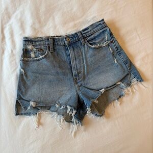 Abercrombie & Fitch High Rise Mom Shorts Curve Love